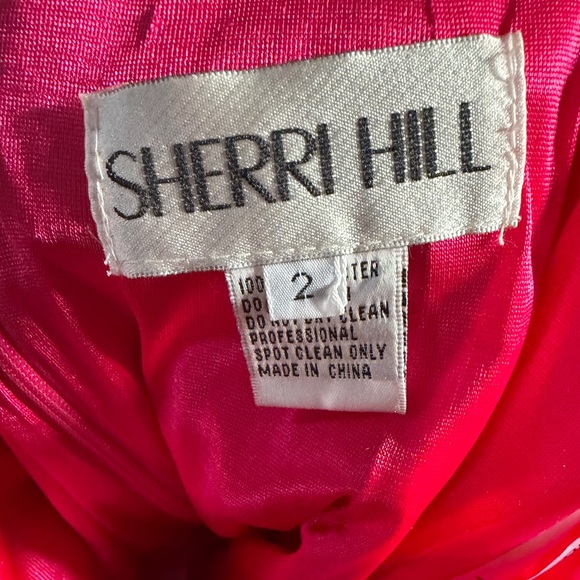 Sherri Hill Pink Lace Dress - Picture 3 of 6